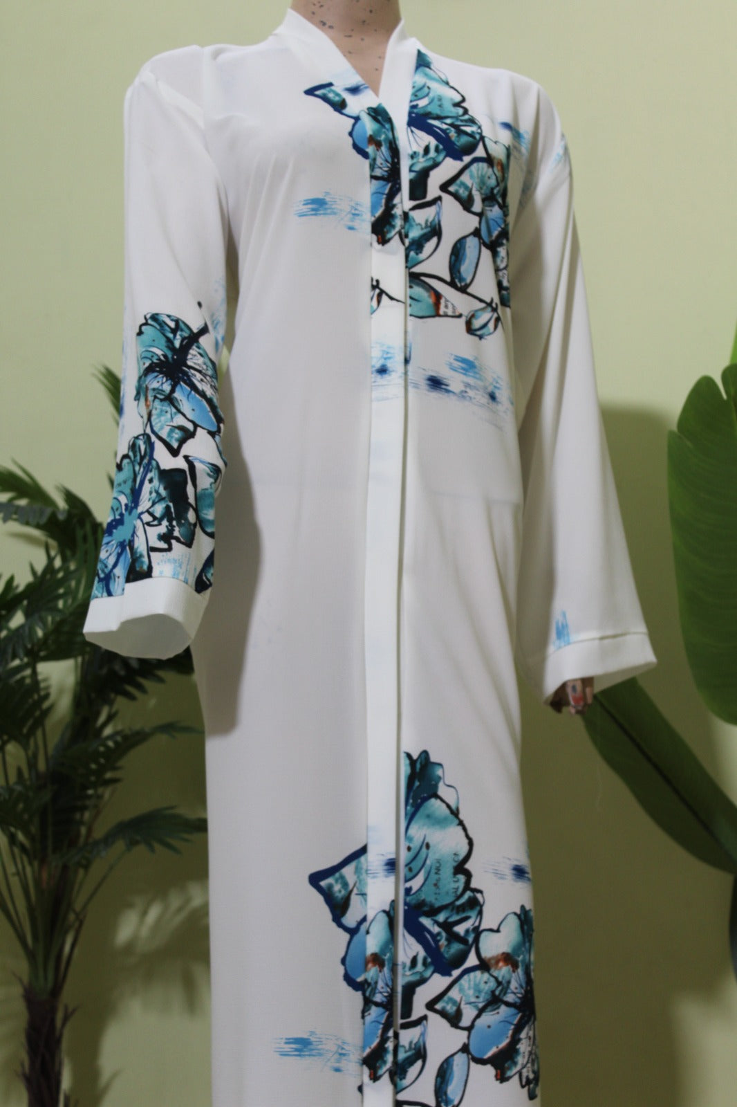 Printed Barbari Abaya