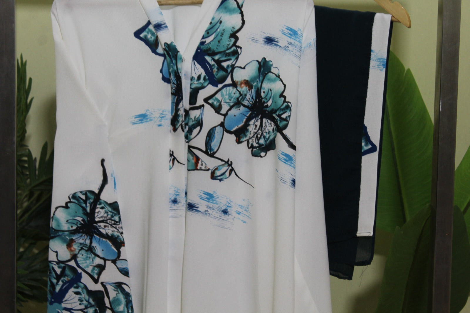 Printed Barbari Abaya